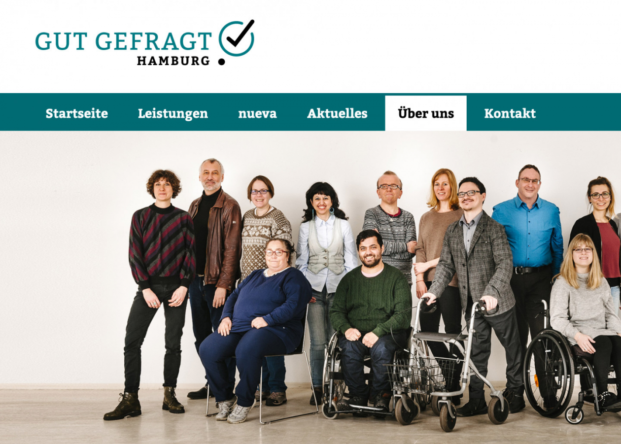Website GUT GEFRAGT Hamburg